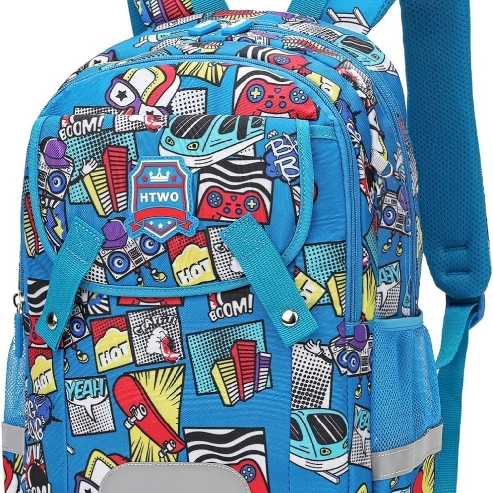 Colorful Graphic Backpack - Picture 1 of 7